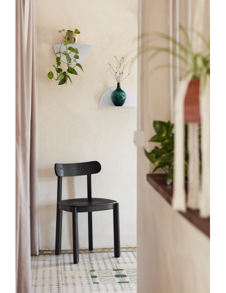 Silla NARA, Madera / Negro - Teulat