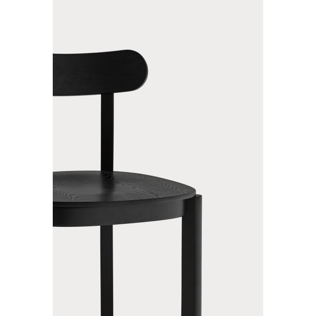 Silla NARA, Madera / Negro - Teulat