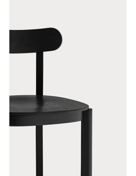 Silla NARA, Madera / Negro - Teulat