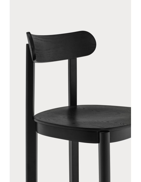 Silla NARA, Madera / Negro - Teulat