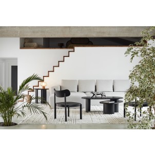 Mesa de Centro NORI, Negro / Patas Negro - Teulat; Vackart; 16045_TE 2