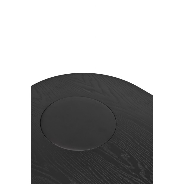 Mesa de Centro NORI, Negro / Patas...