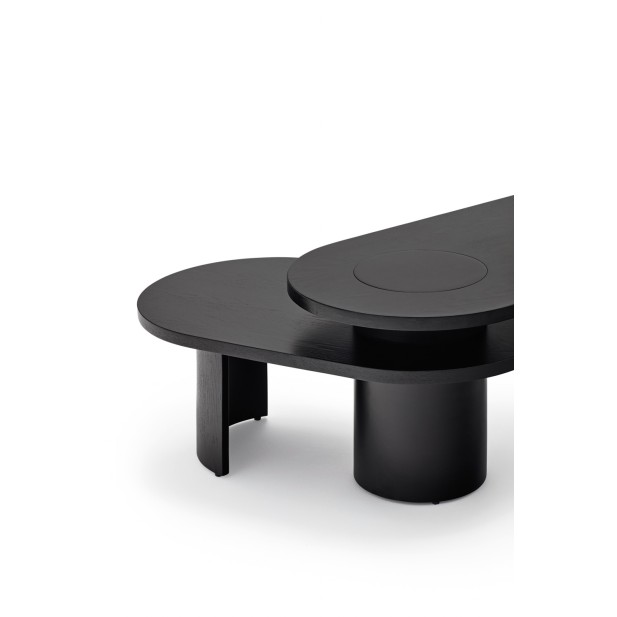 Mesa de Centro NORI, Negro / Patas...