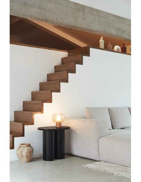 Mesa Auxiliar NORI, Negro / Patas Negro - Teulat