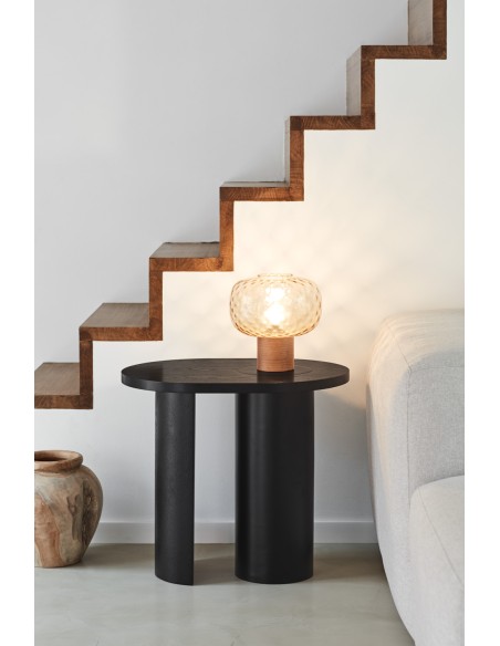 Mesa Auxiliar NORI, Negro / Patas Negro - Teulat