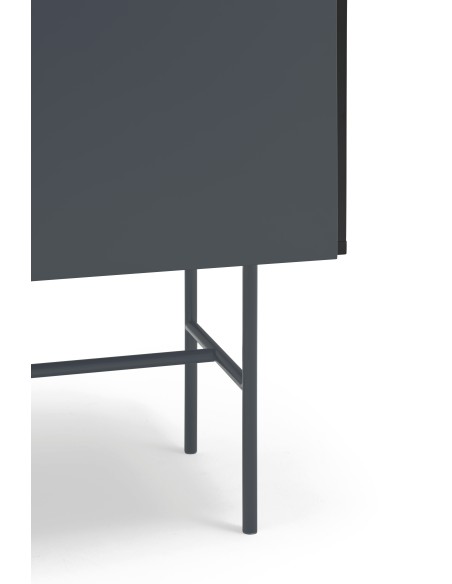 Aparador NUBE 140 cm Negro / Antracita - Teulat