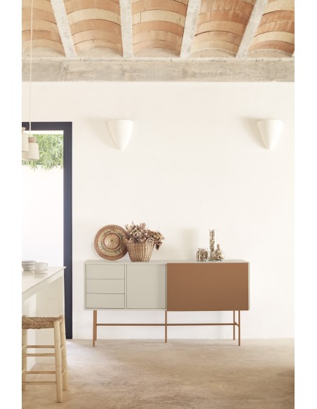 Aparador NUBE 180 cm, Arena / Arcilla - Teulat