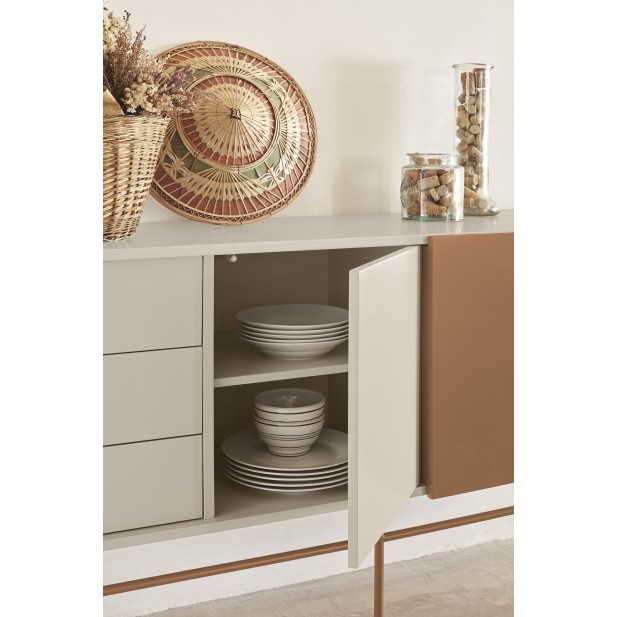 Aparador NUBE 180 cm, Arena / Arcilla...