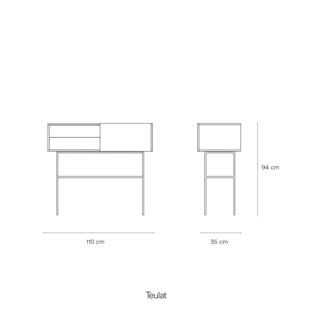 Consola NUBE, Crema / Arena - Teulat