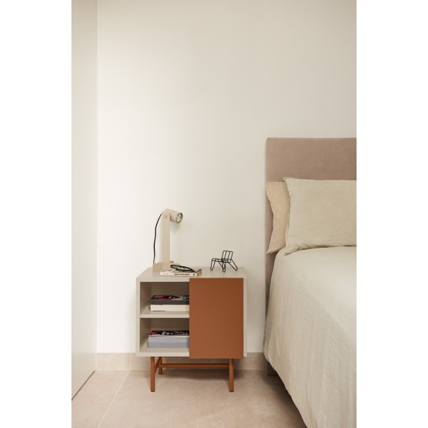 Mesita de Noche NUBE, Arena / Arcilla...