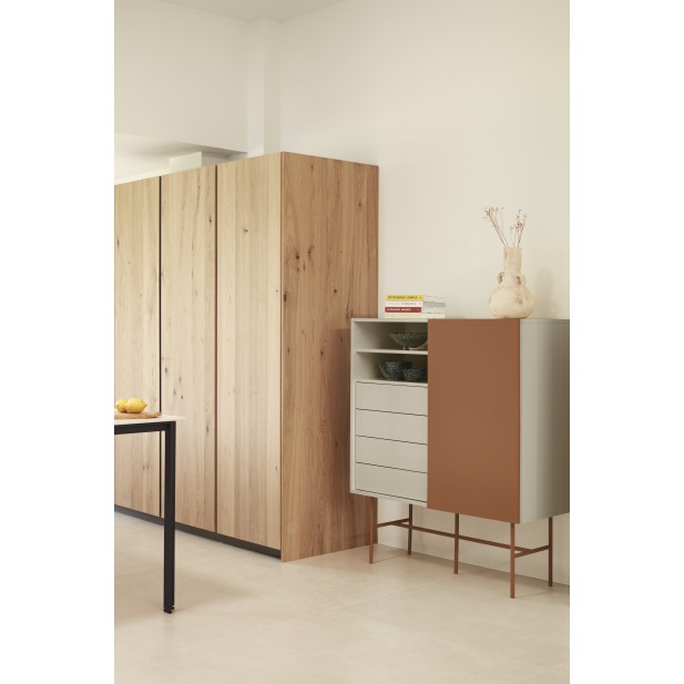 Aparador Alto NUBE, Arena / Arcilla -...