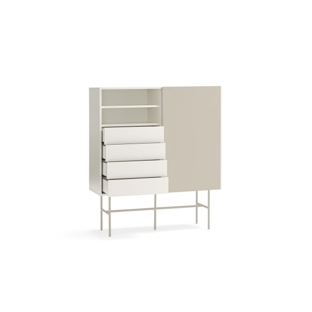 Aparador Alto NUBE, Crema / Arena -...