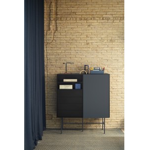 Aparador Alto NUBE, Negro / Antracita - Teulat; Vackart; 17475_TE 2