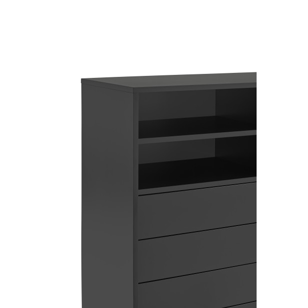 Aparador Alto NUBE, Negro / Antracita...