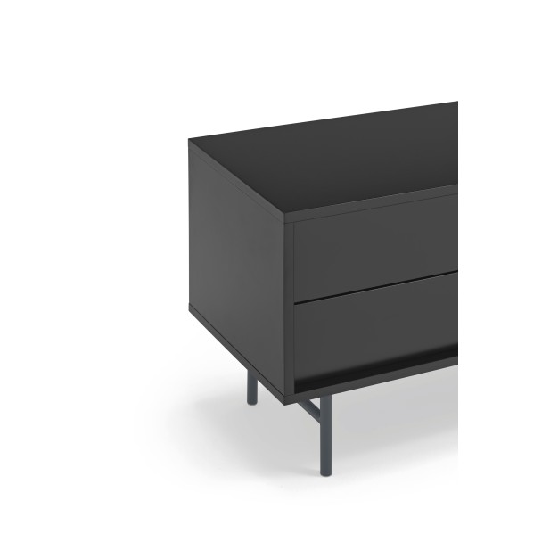 Mueble TV NUBE, Negro / Antracita -...