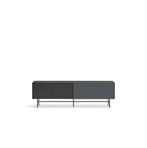Mueble TV NUBE, Negro / Antracita - Teulat; Vackart; 17472_TE