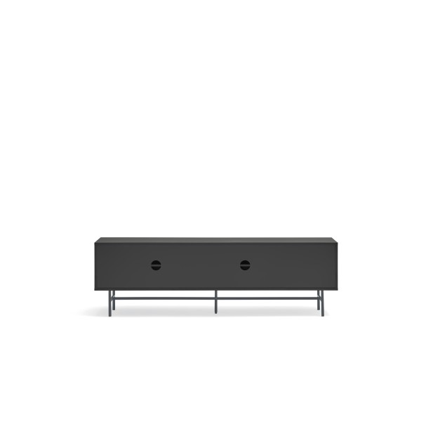 Mueble TV NUBE, Negro / Antracita -...