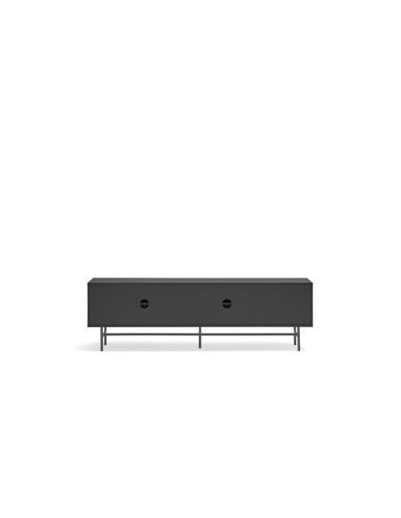 Mueble TV NUBE, Negro / Antracita - Teulat