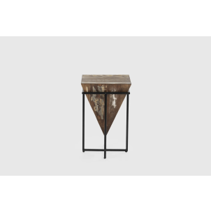 Mesa Auxiliar SPEJL 56 cm Alto, Madera Natural / Metal - Vackart 2