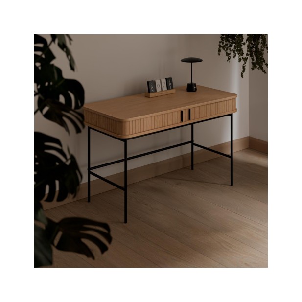 Escritorio CORNELL, Roble / Negro