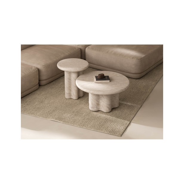 Mesa Centro EMERIC Mármol Travertino