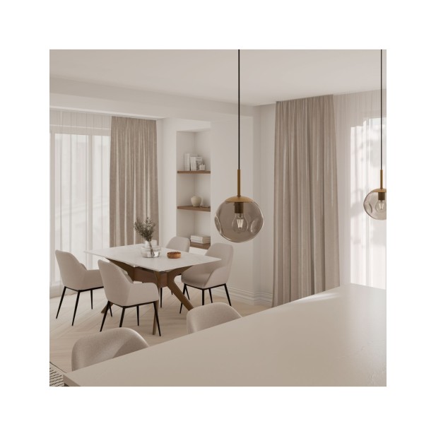 Mesa ELOISE 140 Creta / Nogal