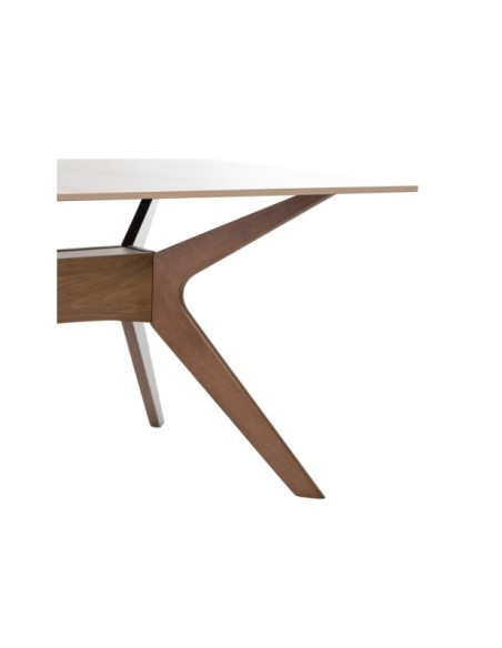 Mesa ELOISE 160 Creta / Nogal