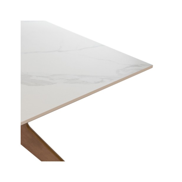 Mesa ELOISE 160 Creta / Nogal