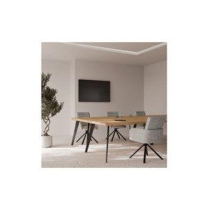 Mesa RANDY 160*90 Roble-Negro 2