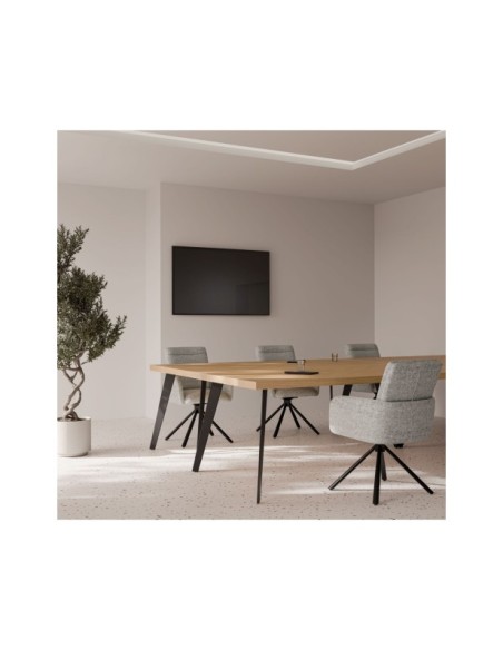 Mesa RANDY 160*90 Roble-Negro