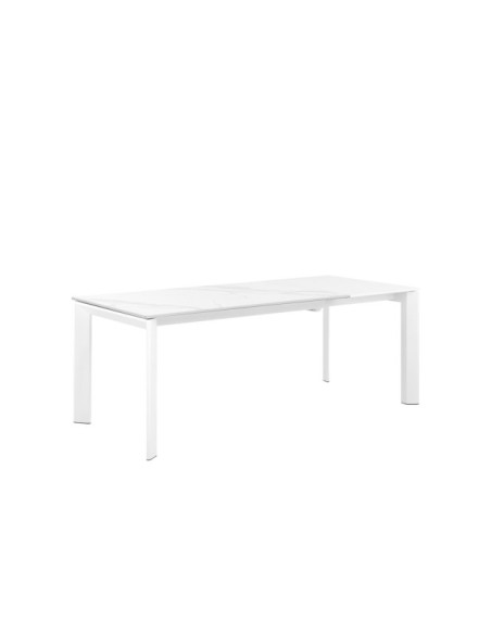 Mesa LISA 140 Ext. Creta / Blanco