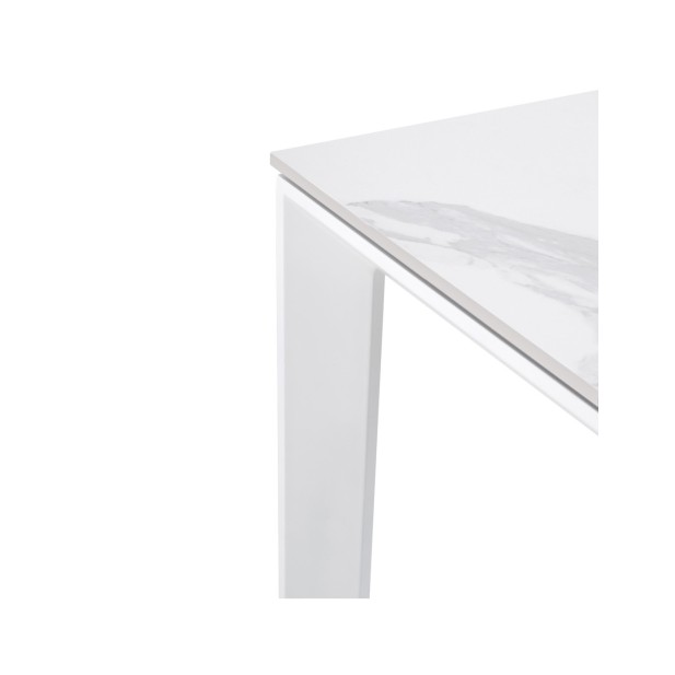 Mesa LISA 140 Ext. Creta / Blanco