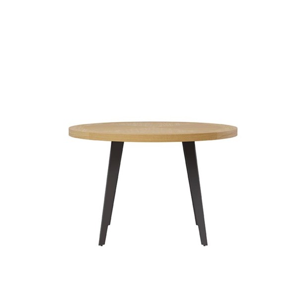 Mesa AMANDA Ø100, Roble-Negro