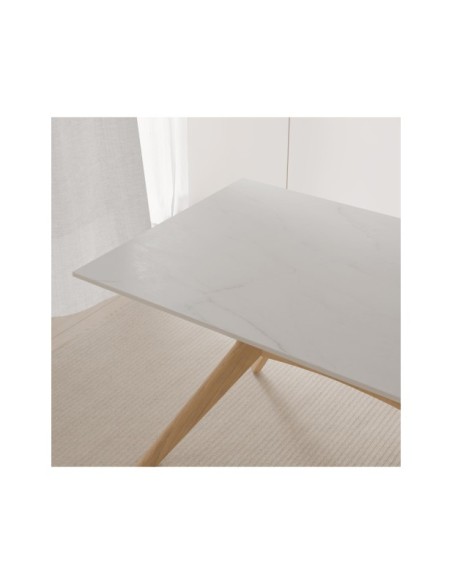 Mesa ELOISE 140 Creta / Roble