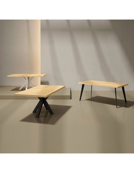 Mesa RANDY 140*90 Roble-Negro