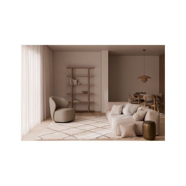 Butaca Giratoria HAVANA Taupe