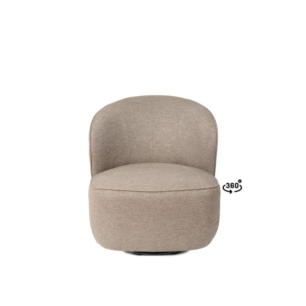 Butaca Giratoria HAVANA Taupe