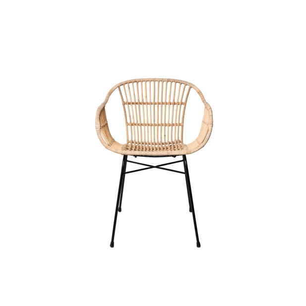 Silla NANCY Natural / Negro