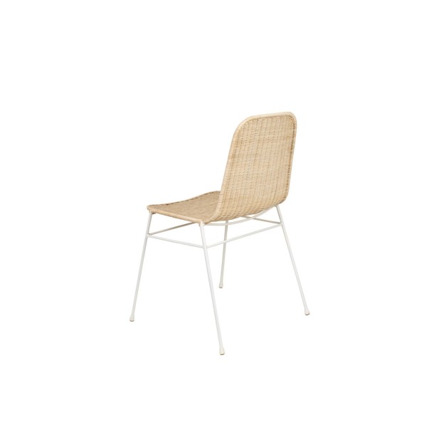 Silla COLETTE Natural / Blanco