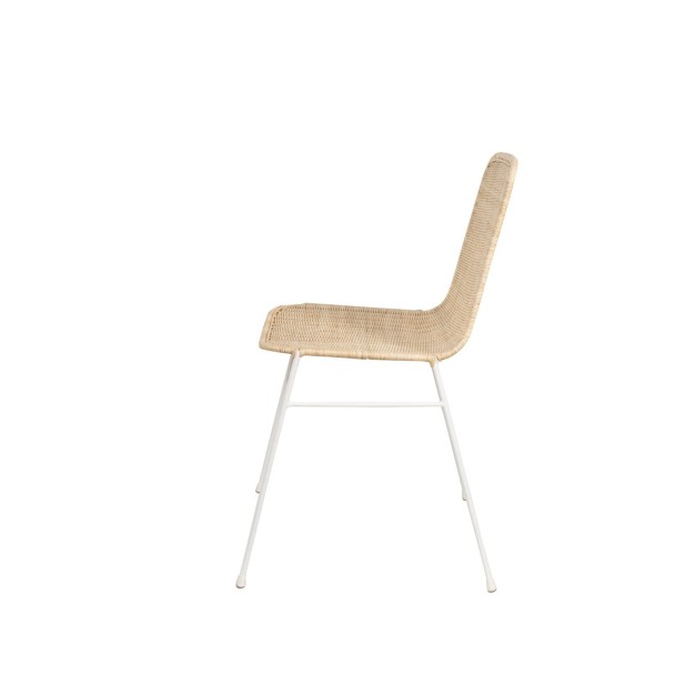 Silla COLETTE Natural / Blanco