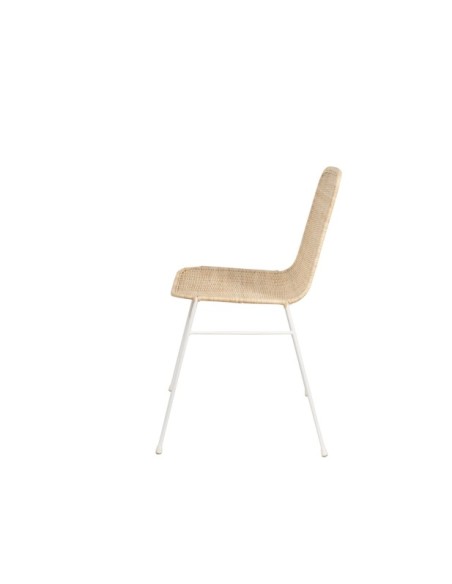Silla COLETTE Natural / Blanco