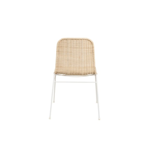Silla COLETTE Natural / Blanco