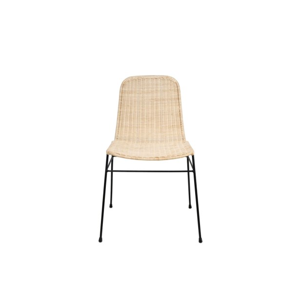 Silla COLETTE Natural / Negro