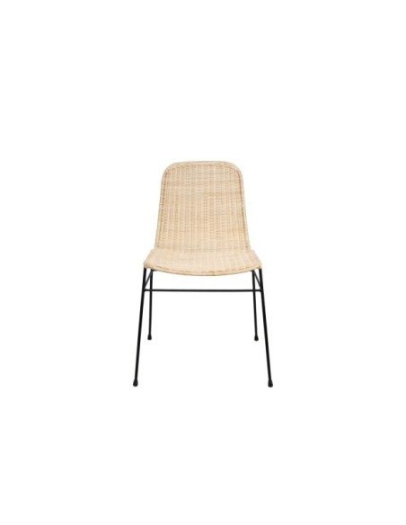 Silla COLETTE Natural / Negro