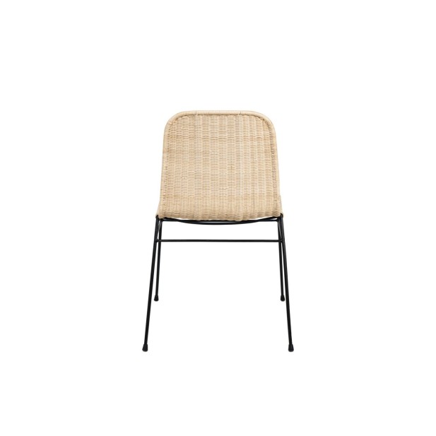 Silla COLETTE Natural / Negro