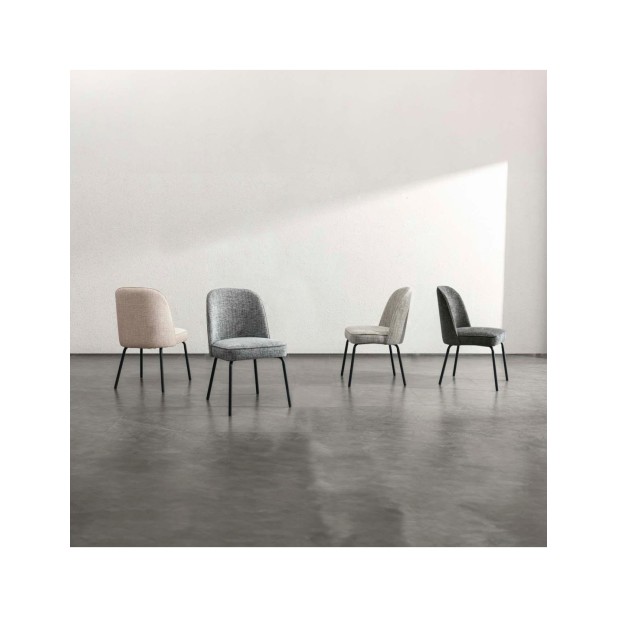 Silla MAXIME Gris Oscuro