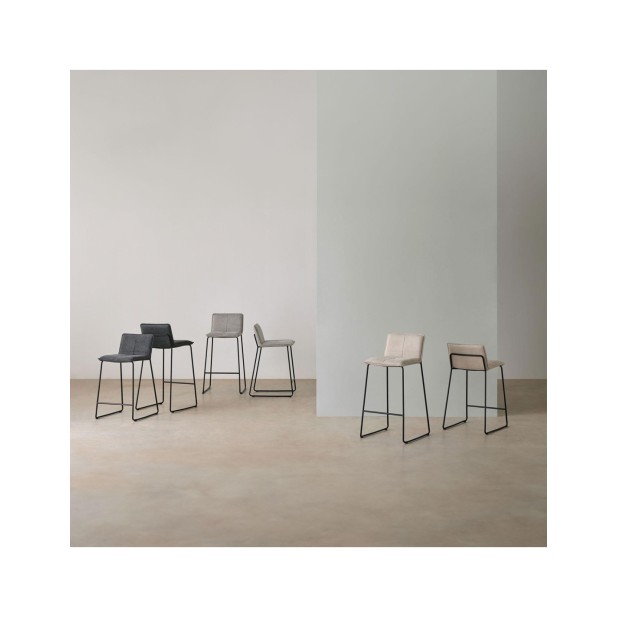 Taburete BRANDON Gris Oscuro