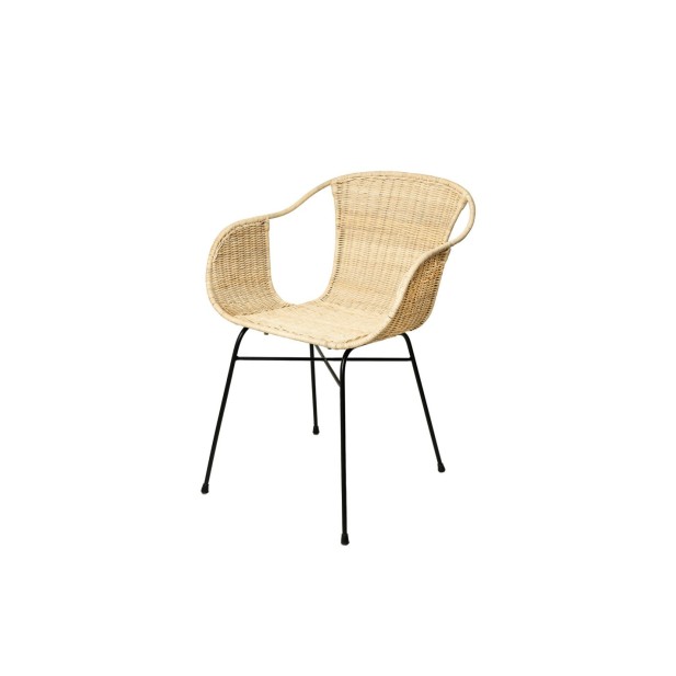 Silla ALLEGRA Natural / Negro