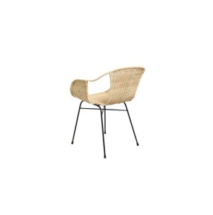 Silla ALLEGRA Natural / Negro 2