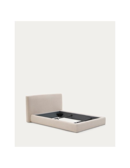 Cama desenfundable Blok crudo para colchón de 160 x 200 cm FSC Mix Credit - Kave Home